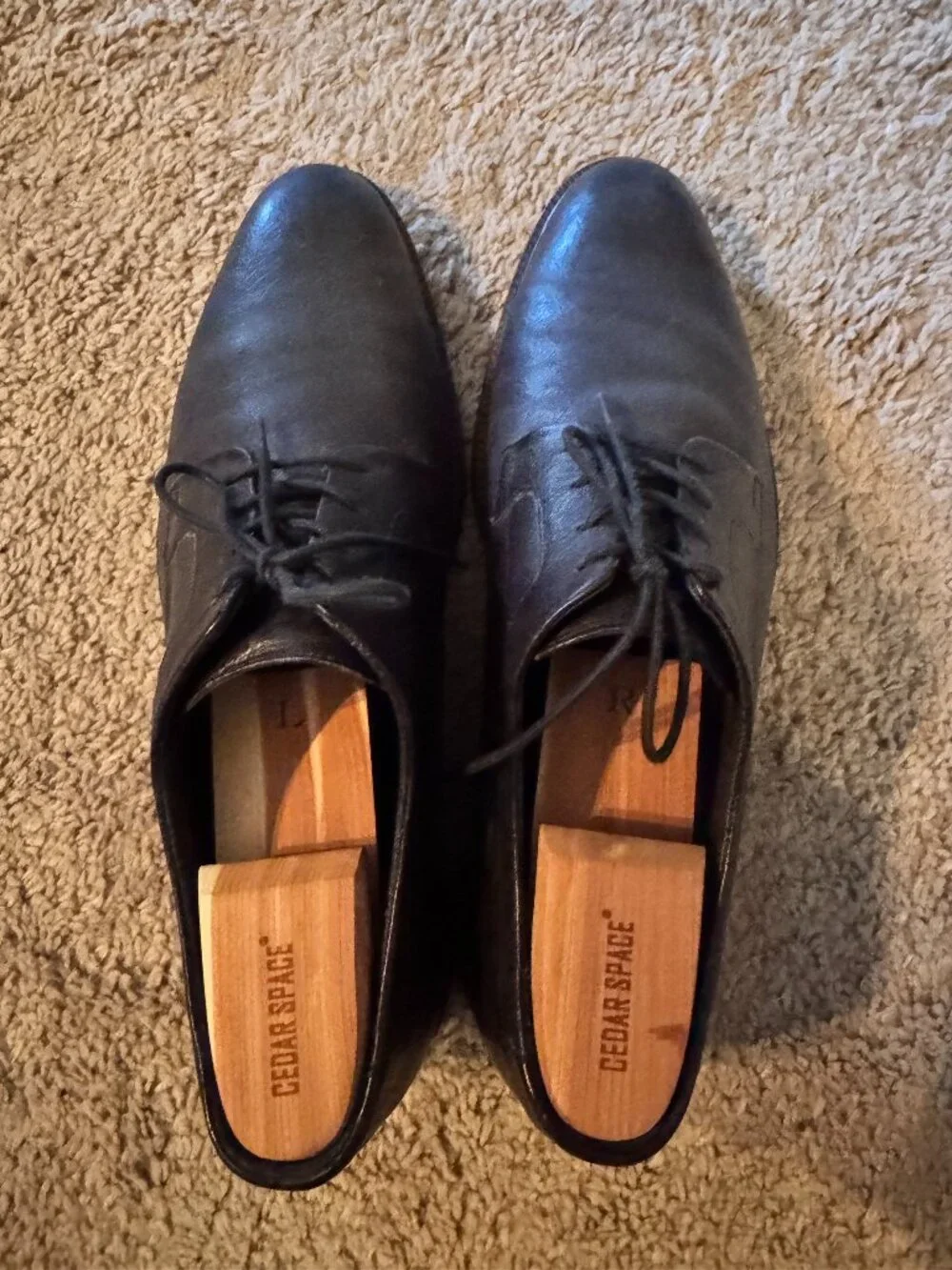 Cole Haan Blue Whole Cut Oxfords - Size 11